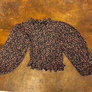 C/Meo Collective Longevity Top Balloon Sleeve Size XS